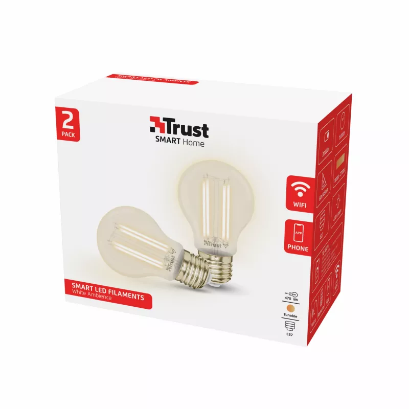Trust 71300 viedais apgaismojums Viedā spuldze Wi-Fi