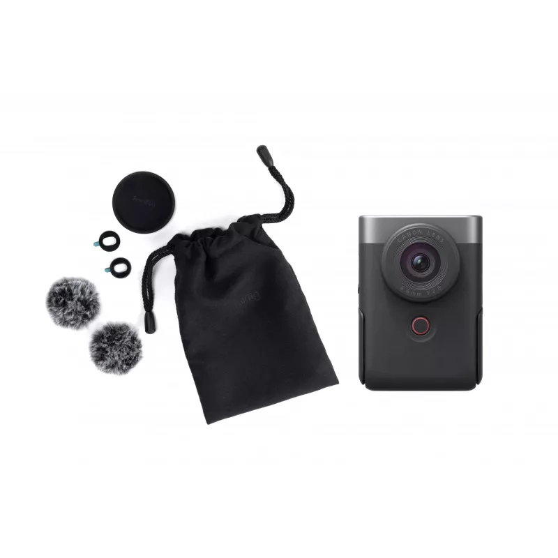 Canon PowerShot V10 Vlogging Kit 1 collas kompaktais fotoaparāts 20 MP CMOS 5472 x 3648 pikseļi Sudraba