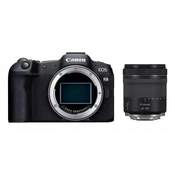 Canon EOS R8 + RF 24-105mm F4-7.1 IS STM MILC 24,2 MP CMOS 6000 x 4000 pikseļi Melna