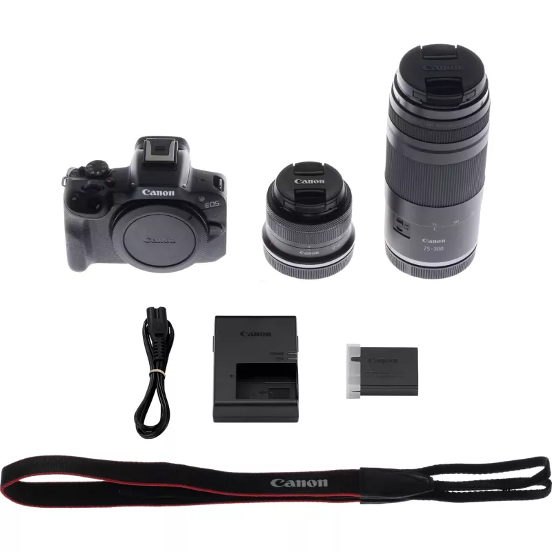 Canon EOS R50 MILC 24.2 MP CMOS 6000 x 4000 pikseļi Melns