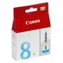 Canon CLI-8 C ar mikroshēmu tintes kasetne 1 gab. Oriģināla ciāna