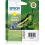 Epson Grasshopper Singlepack dzeltena T0334, dzeltena, pigmenta tinte, 17 ml, 1 gab.