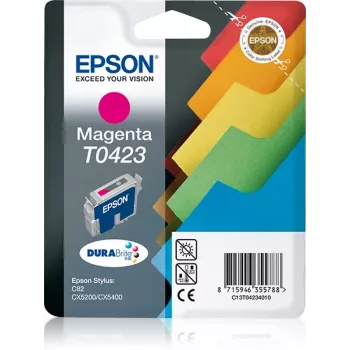 Epson Files Singlepack fuksīna T0423, fuksīna, pigmenta tinte, 16 ml, 1 gab.