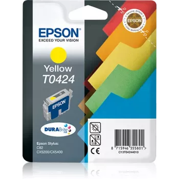 Epson Files Singlepack dzeltena T0424, dzeltena, pigmenta tinte, 16 ml, 1 gab.
