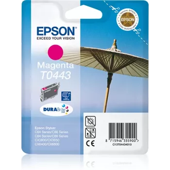 Epson Parasol Singlepack fuksīna T0443 DURABrite tinte, liela ietilpība