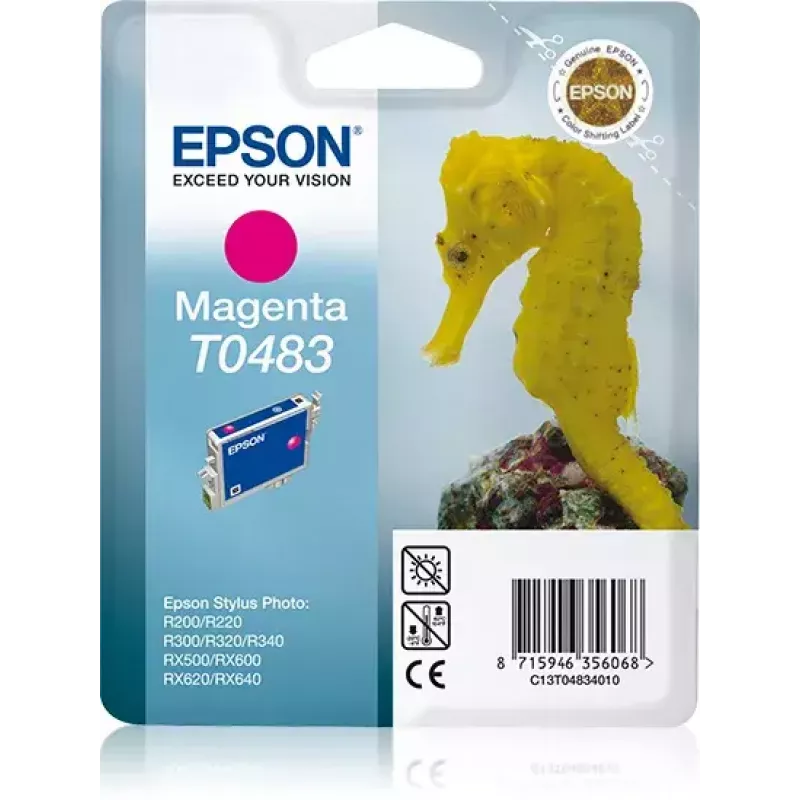 Tintes kasetne Epson T0483 C13T04834010 Purpursarkana