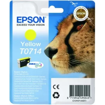Epson Cheetah Singlepack dzeltena T0714 DURABrite Ultra tinte