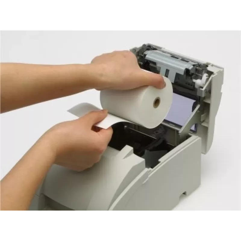 Epson TM-U220B (007A0): USB, PS, ECW, adatu printeris, POS printeris, 4,7 rindiņas sekundē, 1,2 x 3,1 mm, 17,8 cpi, 60–85 µm