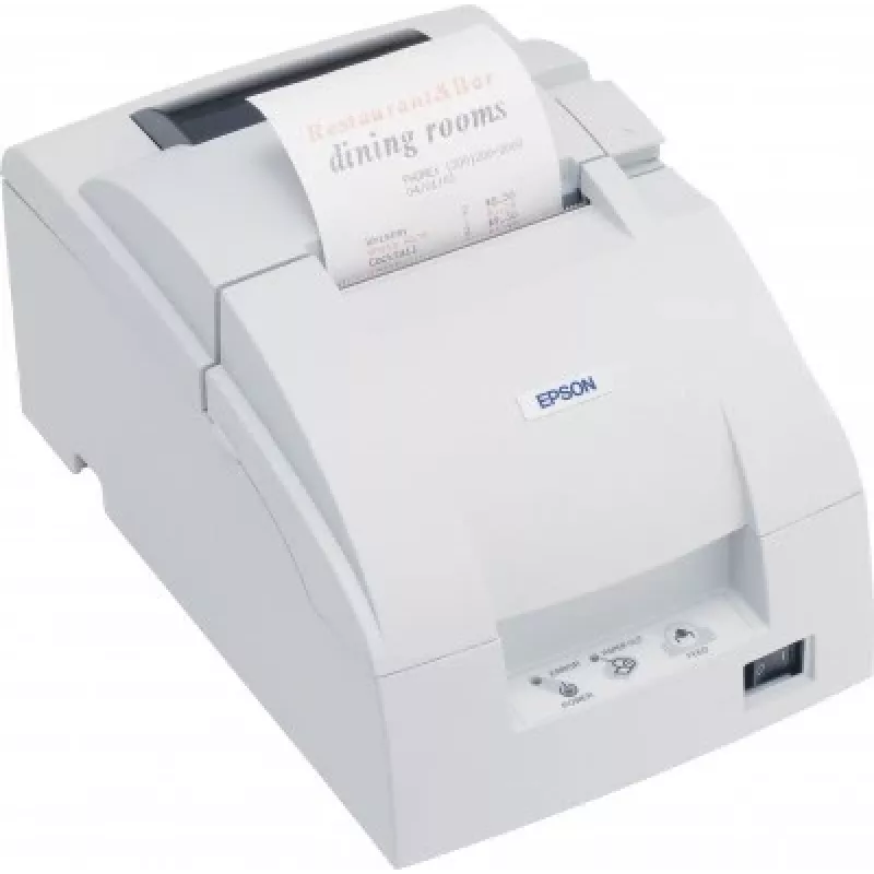 Epson TM-U220B (007A0): USB, PS, ECW, adatu printeris, POS printeris, 4,7 rindiņas sekundē, 1,2 x 3,1 mm, 17,8 cpi, 60–85 µm
