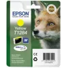 Epson Fox Singlepack dzeltena T1284 DURABrite Ultra tintes kasetne