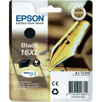 Epson Pen and crossword Singlepack Melns 16XL DURABrite Ultra tintes kasetne