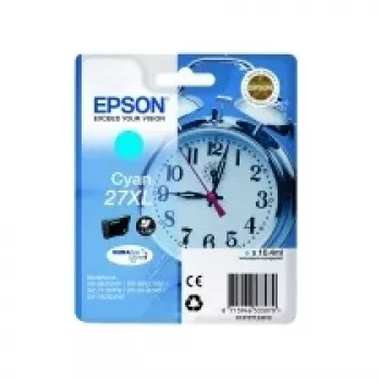 Epson Alarm clock 27XL DURABrite Ultra tintes kasetne 1 gab. Oriģināla ciāna