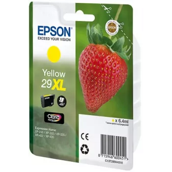 Epson Strawberry 29XL Y tintes kārtridžs 1 gab. Oriģināls Augstas (XL) ietilpības dzeltens