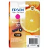 Epson oranžas Singlepack fuksīna 33 Claria Premium Ink, fuksīna, pigmenta bāzes tinte, 4.5 ml, 1 gab., 300 lappuses