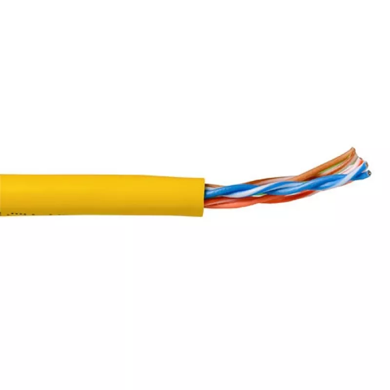 Patch vads ACT CAT5E U/UTP savītais dzeltens 305m