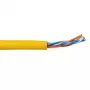 Patch vads ACT CAT5E U/UTP savītais dzeltens 305m