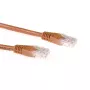 ACT brūns 7 metru U/UTP CAT6A plāksterkabelis ar RJ45 savienotājiem