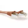 ACT brūns 5,00 metru SFTP CAT6A komutācijas kabelis ar nesaaķējamiem RJ45 savienotājiem