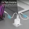 ACT USB-C lādētājs 65W 2 portu ar Power Delivery PPS un GaNFast