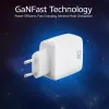 ACT USB-C lādētājs 65W 2 portu ar Power Delivery PPS un GaNFast