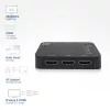 AKT 4K HDMI slēdzis 5 ieejas, 1 izeja, HDMI, Melns, 2160p, 18 Gbit/s, 4096 x 2160 pikseļi, 4K Ultra HD