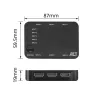 AKT 4K HDMI slēdzis 5 ieejas, 1 izeja, HDMI, Melns, 2160p, 18 Gbit/s, 4096 x 2160 pikseļi, 4K Ultra HD