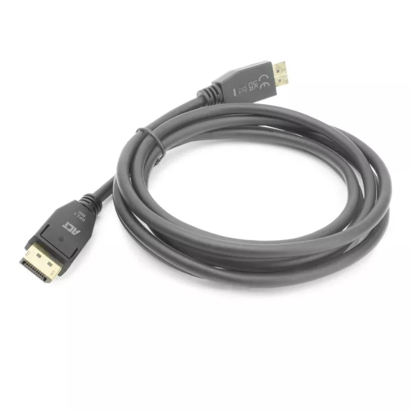 ACT AK4083 DisplayPort kabelis 3 m melns
