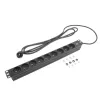 ACT pagarinātājs PDU 19 collu CEE7/7 ar 9 E tipa rozetēm, 3m H05VV-F 3G1.5
