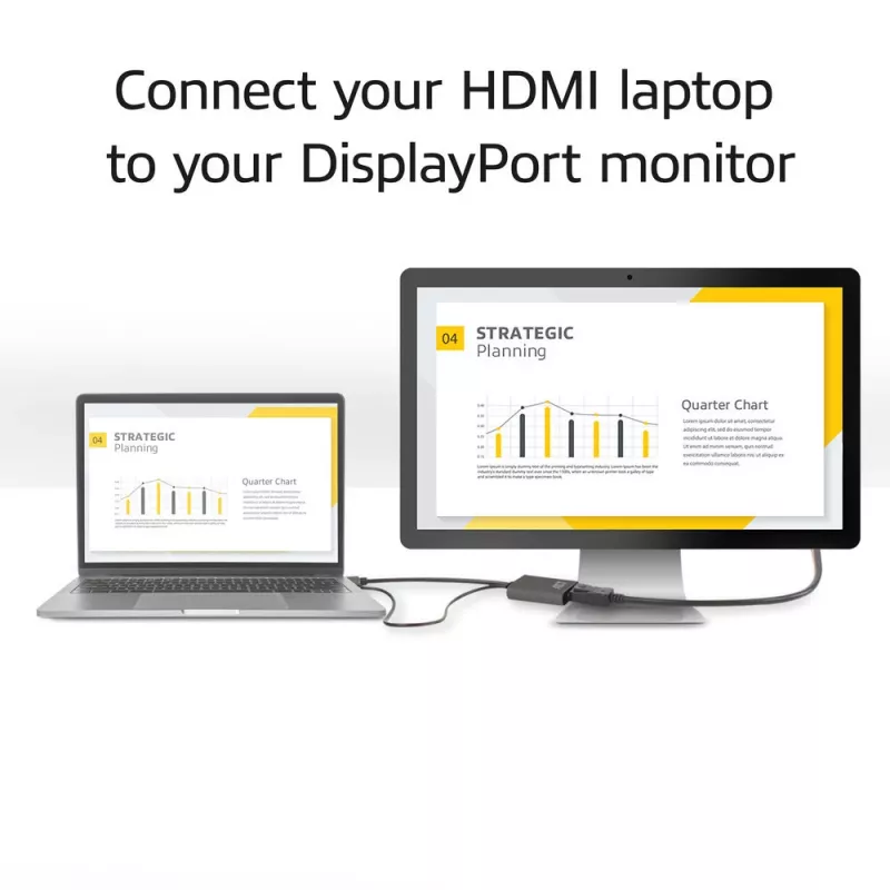ACT AC7536 video kabeļa adapteris 0,24 m HDMI + USB DisplayPort melns
