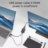 ACT AC7536 video kabeļa adapteris 0,24 m HDMI + USB DisplayPort melns