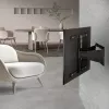 Pilnībā kustīgs TV sienas stiprinājums ACT AC8357 43 collu–90 collu ekrāniem, VESA 100x200–600x400, slīpums -15°–3°, pagriešana ±30°, maks. slodze 50 kg, īpaši plāns