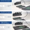 ACT galda pagarinātājs ar 3 F tipa rozetēm, 30W Power Delivery, USB Type-C/A portiem, kabeļa garums 1,5 metri