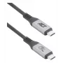 ACT USB4 80Gbps Thunderbolt 5 kabelis 240W USB Type-C, USB-IF sertificēts, 1,5 metri
