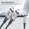 ACT USB4 80Gbps Thunderbolt 5 kabelis 240W USB Type-C, USB-IF sertificēts, 1,5 metri