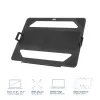 ACT Universāls klēpjdatora paliktnis monitoru svirām, melns, tērauds, 29,5 cm (11,6 collas), 43,9 cm (17,3 collas), 9 kg, 75 x 75 mm