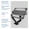 ACT Universāls klēpjdatora paliktnis monitoru svirām, melns, tērauds, 29,5 cm (11,6 collas), 43,9 cm (17,3 collas), 9 kg, 75 x 75 mm