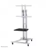 Neomounts PLASMA-M1800E TV ratiņi 27-70 collas, Sudraba, Pārnēsājams grīdas statīvs, Tērauds, 50 kg, 68,6 cm (27 collas), 177,8 cm (70 collas)