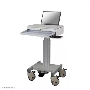 Neomounts MED-M100 Medicīniski mobila darbstacija - 17 collas - gāzes atspere - aizslēdzama