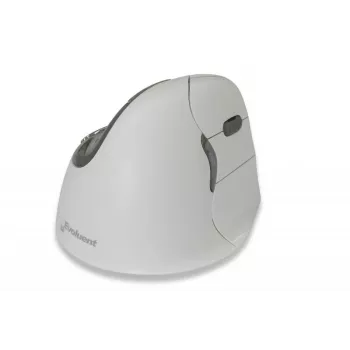 BakkerElkhuizen Evoluent 4 Bluetooth balta, labās rokas, vertikāls dizains, lāzera, Bluetooth, 2600 DPI, balta