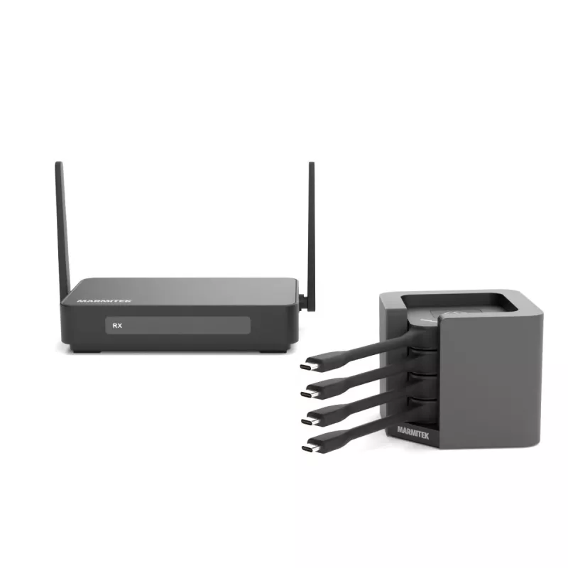Marmitek Stream 4K Pro - Bezvadu 4K HDMI prezentāciju sistēma - 4K konferenču risinājums