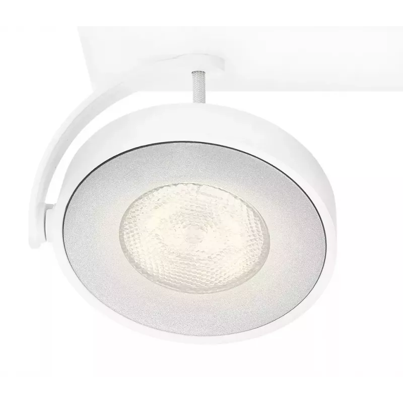 Virszemē uzstādāms LED prožektors Signify Philips Dimmable Clockwork 6,5 W, 500 lm, 2700 K, IP20, balts