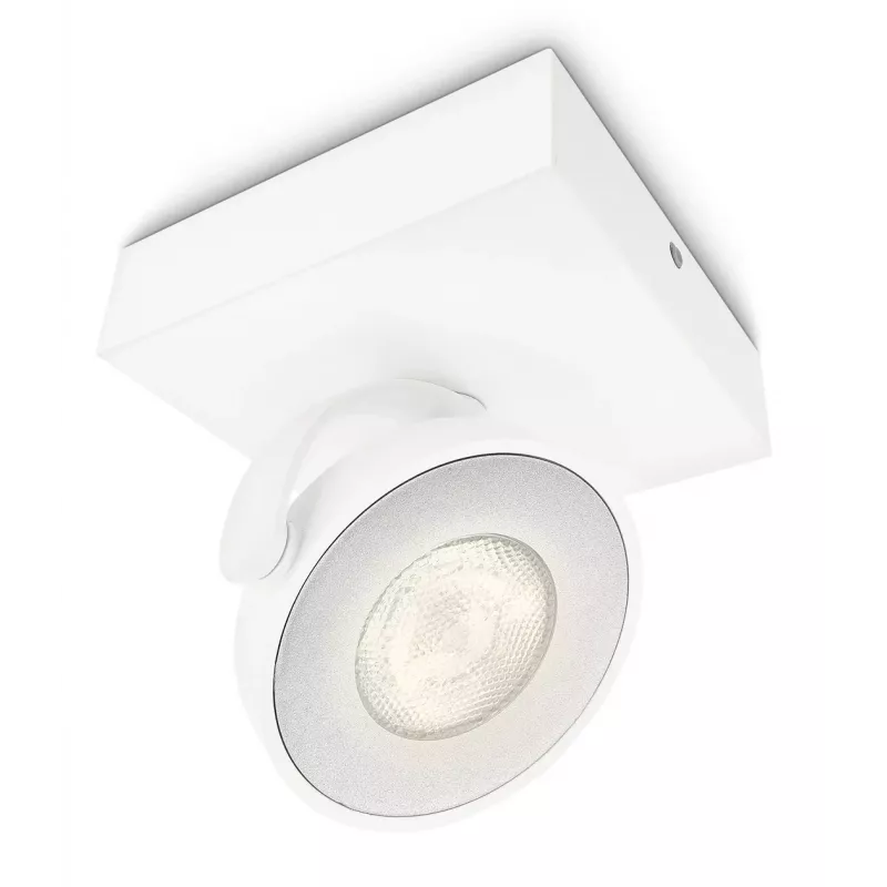 Virszemē uzstādāms LED prožektors Signify Philips Dimmable Clockwork 6,5 W, 500 lm, 2700 K, IP20, balts