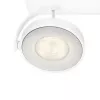 Philips WarmGlow LED Clockwork griestu/sienas prožektors 4x LED, 18W kopā, 2700K, 2000 lm, regulējams, IP20, balts