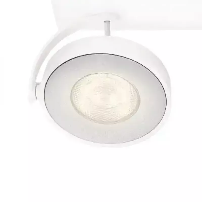 Philips WarmGlow LED Clockwork griestu/sienas prožektors 4x LED, 18W kopā, 2700K, 2000 lm, regulējams, IP20, balts