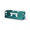 Virsmas apgaismes prožektors Philips myLiving 5309231P0, GU10 LED 7 W, 2700K, 255 lm, 2 spuldzes, regulējams, balts