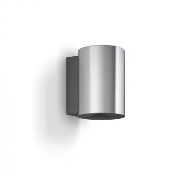 Philips myGarden Buxus sienas gaismeklis 4,5 W, āra sienas apgaismojums, nerūsējošais tērauds, metāls, IP44, terase, dārzs, I