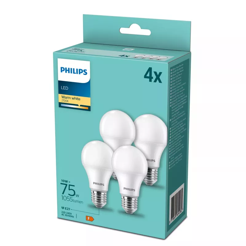 Philips LED spuldze Silta balta 2700 K 10,5 W E27 F