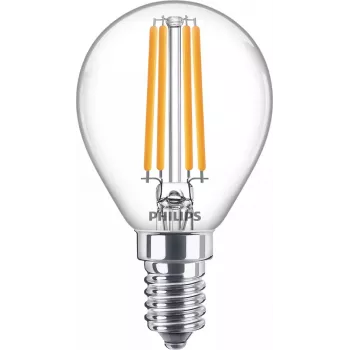 Philips Filament Candle Clear 60W P45 E14 6,5W Silta balta 806lm