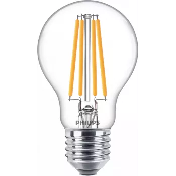 Philips Filament Bulb Clear 100W A60 E27 10.5W Warm balta 1521lm