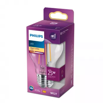 Philips LED spuldze Silta balta 2700 K 2,2 W E27 E